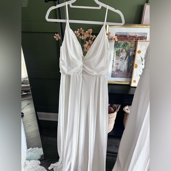 Lulus Choose Your Love White Surplice Sleeveless Maxi Dress - Picture 4 of 7